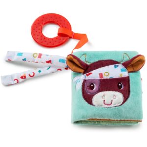 Lilliputiens Playbook Farm carte educativă contrastantă pentru dentiție 1 buc-Țena