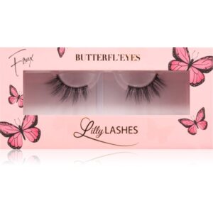 Lilly Lashes 3D Faux Mink Butterfl'eyes gene false tip Heiry 1 pereche-ro