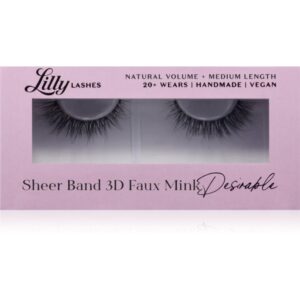 Lilly Lashes 3D Faux Mink gene false tip Desirable 1 pereche-Țena
