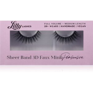 Lilly Lashes 3D Faux Mink gene false tip Persuasive 1 pereche-ro