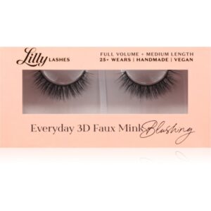 Lilly Lashes Everyday 3D Faux Mink gene false tip Blushing 1 pereche-ro