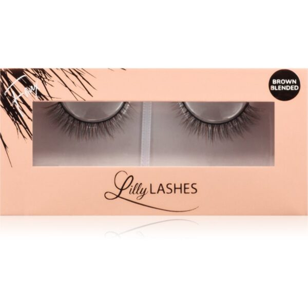 Lilly Lashes Everyday Faux Mink Brown Blended gene false tip Naked 1 pereche-ro