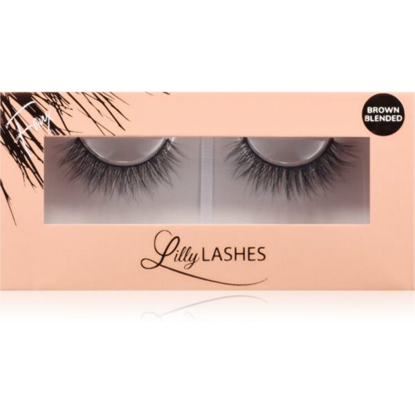 Lilly Lashes Everyday Faux Mink Brown Blended gene false tip Undressed 1 pereche-ro