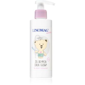 Linomag Emolienty Shampoo & Shower Gel 2 in 1 gel de dus si sampon pentru nou-nascuti si copii 200 ml-Țena