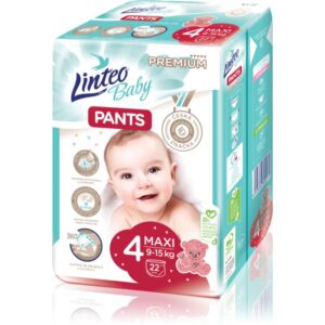 Linteo Baby Pants scutece de unică folosință tip chiloțel Maxi Premium 9-15 kg 22 buc-ro