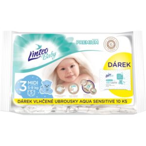 Linteo Baby Premium Midi scutece de unică folosință 5-9kg 5 buc-Țena
