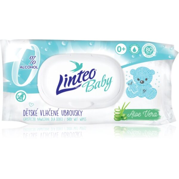 Linteo Baby Pure & Fresh servetele delicate pentru copii cu aloe vera 80 buc-ro