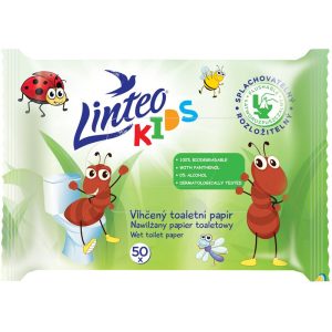 Linteo Kids Wet Toilet Paper hârtie igienică umedă pentru copii 50 buc-ro