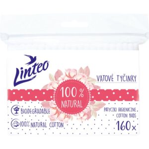 Linteo Natural Cotton Buds bețișoare din bumbac în săculeț 160 buc-ro