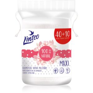 Linteo Natural Cotton Pads dischete demachiante Maxi 40 + 10ks 50 buc-Țena
