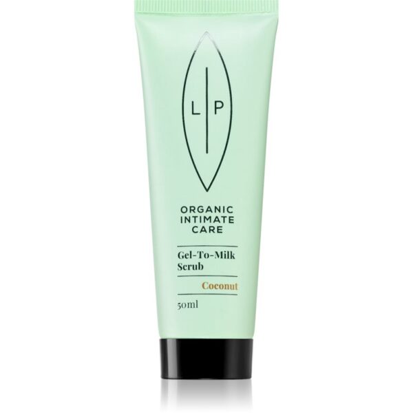 Lip Intimate Care Organic Intimate Care Gel To Milk Scrub crema delicata pentru exfoliere cu cocos Coconut 50 ml-ro