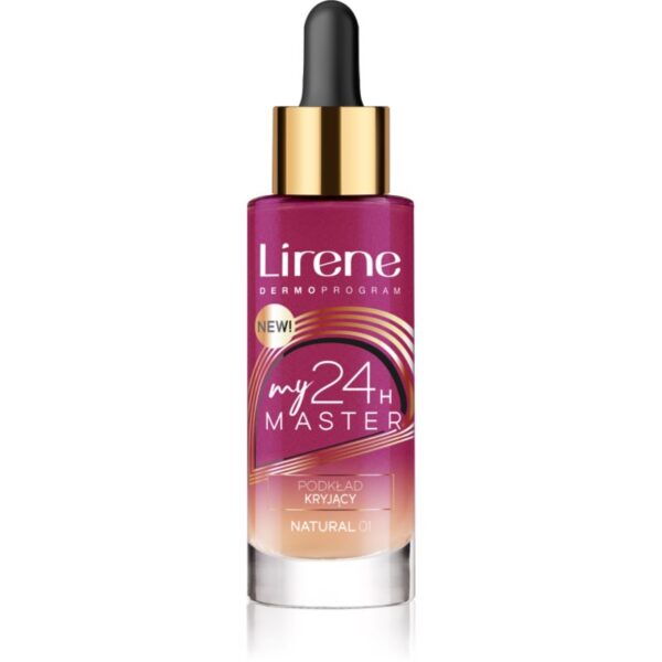 Lirene My Master fond de ten cu acoperire ridicată culoare natural 30 ml-Țena