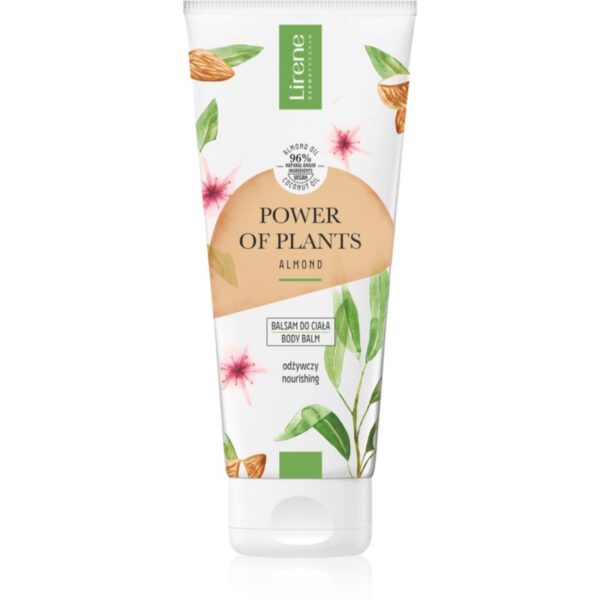 Lirene Power of Plants Almond balsam pentru corp intens hrănitor pentru regenerarea pielii 200 ml-ro