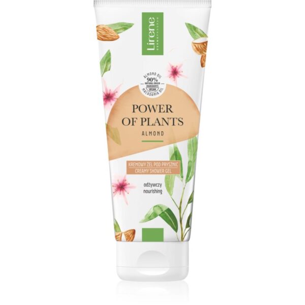 Lirene Power of Plants Almond gel cremos pentru dus cu efect de nutritiv 200 ml-ro