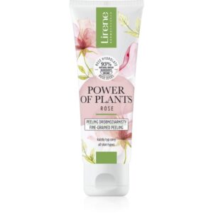 Lirene Power of Plants Rose exfoliant de curățare cu efect de hidratare 75 ml-ro