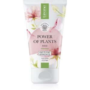 Lirene Power of Plants Rose gel calmant de curatare cu ulei de trandafir 150 ml-Țena