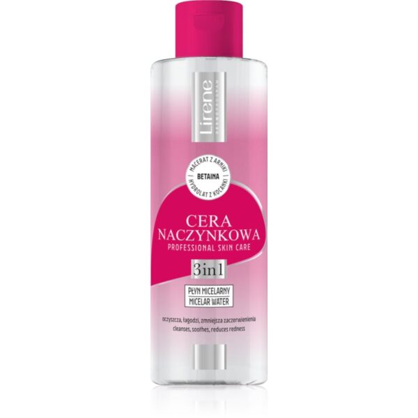 Lirene Redness apa pentru curatare cu particule micele pentru piele sensibila si inrosita 200 ml-ro