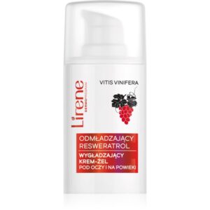 Lirene Rejuvenating Care Resveratrol Smoothing Eye & Eyelid Cream-Gel crema pentru ochi cu efect de reintinerire împotriva ridurilor și a cearcănelor-ro