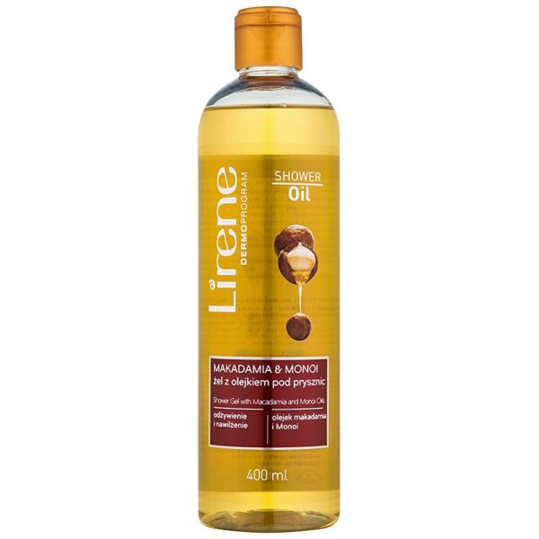 Lirene Shower Oil Makadamia and Monoi gel de duș cu ulei de macadamia și monoi 400 ml-Țena