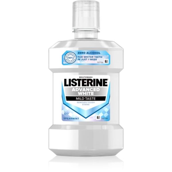 Listerine Advanced White Mild Taste apa de gura pentru albire 1000 ml-Țena