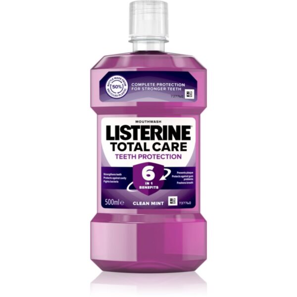 Listerine Total Care Teeth Protection Apa de gura pentru protectia completa a dintilor 6 in 1 500 ml-Țena