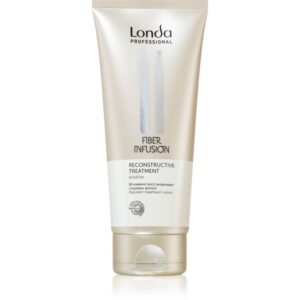 Londa Professional Fiber Infusion In-Salon Reconstructive Treatment mască regeneratoare pentru părul deteriorat cu keratina 200 ml-Țena