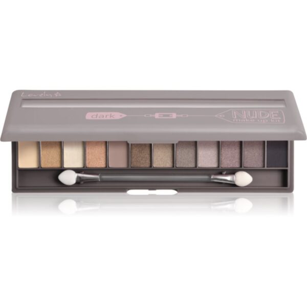 Lovely Nude Make Up Kit Dark paletă cu farduri de ochi 13 g-Țena