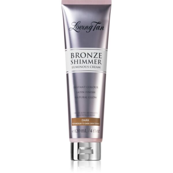 Loving Tan Bronze Shimmer crema autobronzanta culoare Dark 120 ml-ro