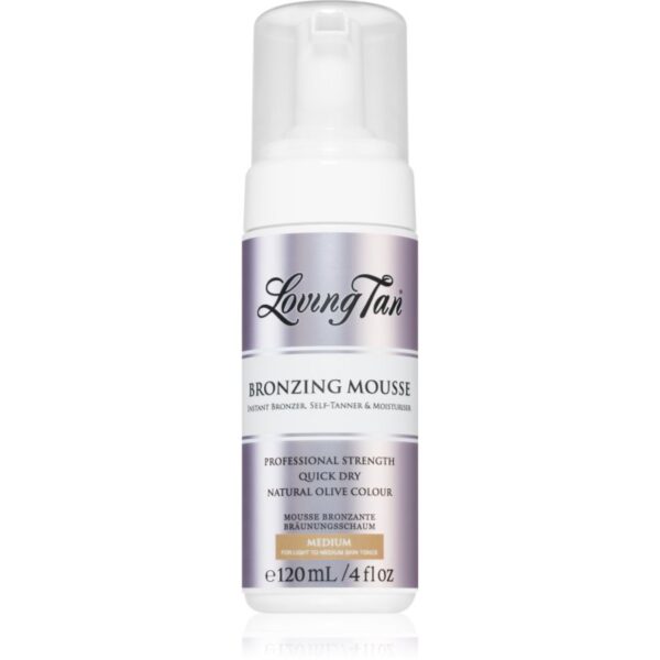 Loving Tan Bronzing Mousse spuma autobronzanta culoare Medium 120 ml-ro