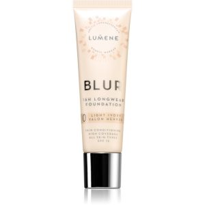 Lumene Blur 16h Longwear machiaj persistent SPF 15 culoare 0 Light Ivory 30 ml-Țena