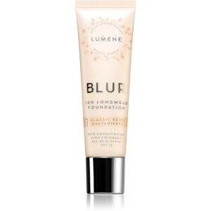 Lumene Blur 16h Longwear machiaj persistent SPF 15 culoare 1 Classic Beige 30 ml-Țena