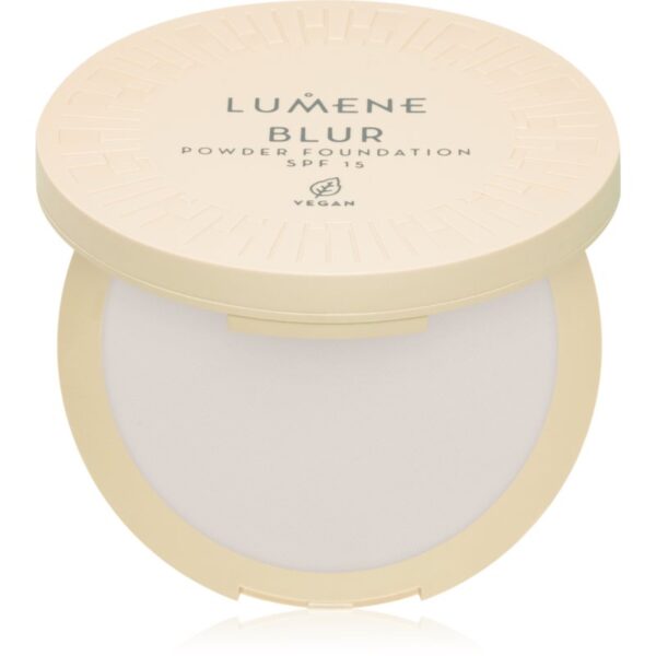 Lumene Blur 2 in 1 pudra si makeup SPF 15 culoare No. 0 10 g-Țena