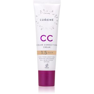 Lumene CC Color Correcting Cream Crema CC pentru un ten uniform SPF 20 culoare 1.5 Fair 30 ml-Țena