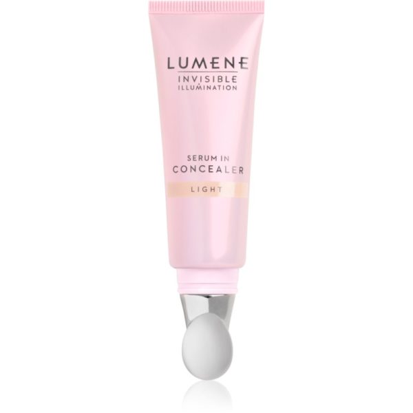 Lumene Invisible Illumination Serum in Concealer anticearcan pentru ochi cu efect de hidratare mai multe nuanțe Light 10 ml-ro