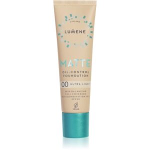 Lumene Matte Oil-Control machiaj cu efect matifiant SPF 20 culoare 00 Ultra Light 30 ml-Țena