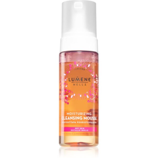 Lumene Moisturizing [HELLÄ] crema hidratanta pentru curatare pentru tenul uscat 150 ml-Țena