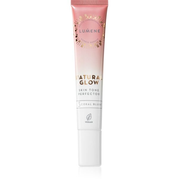 Lumene Natural Glow Skin Tone Perfector blush cremos culoare 3 Coral Blush 20 ml-Țena