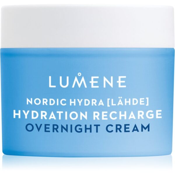 Lumene Nordic Hydra [LÄHDE] Hydration Recharge crema hidratanta de noapte 50 ml-Țena