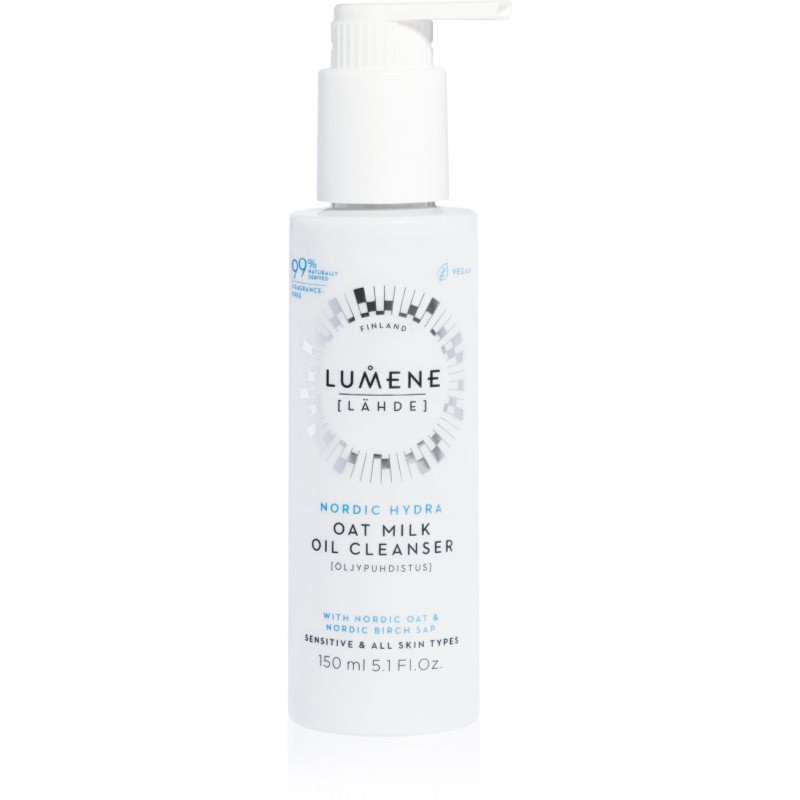 Lumene Nordic Hydra [LÄHDE] Oat Milk ulei de curățare blând pentru piele sensibilă 150 ml-ro