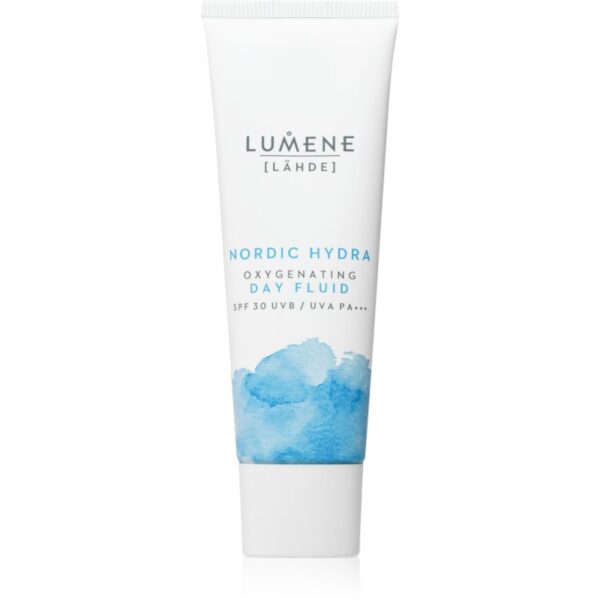 Lumene Nordic Hydra [LÄHDE] Oxygenating Day Fluid loțiune protectoare hidratantă SPF 30 50 ml-Țena
