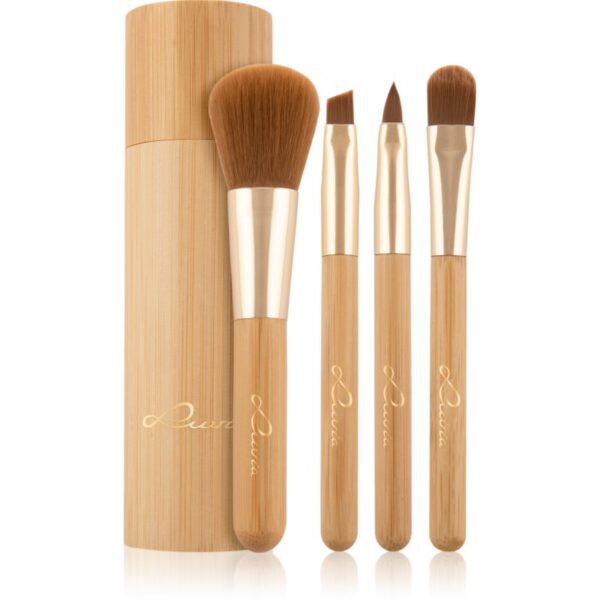 Luvia Cosmetics Bamboo Travel set perii machiaj calatorii-Țena