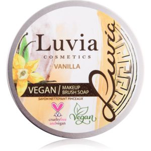 Luvia Cosmetics Brush Soap sapun pentru curatare pentru pensule cosmetice cu parfum Vanilla 100 g-ro