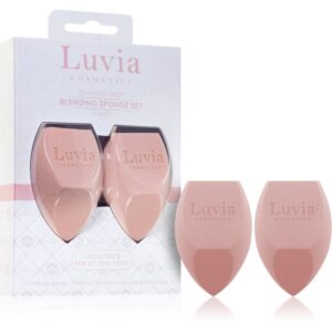 Luvia Cosmetics Diamond Drop Blending Sponge Set burete multifuncțional pentru make-up duo culoare Candy 2 buc-ro