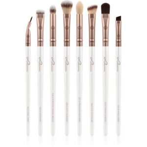 Luvia Cosmetics Prime Vegan All Eye Want set perii machiaj pentru ochi Pearl White / Metallic Coffee Brown-ro
