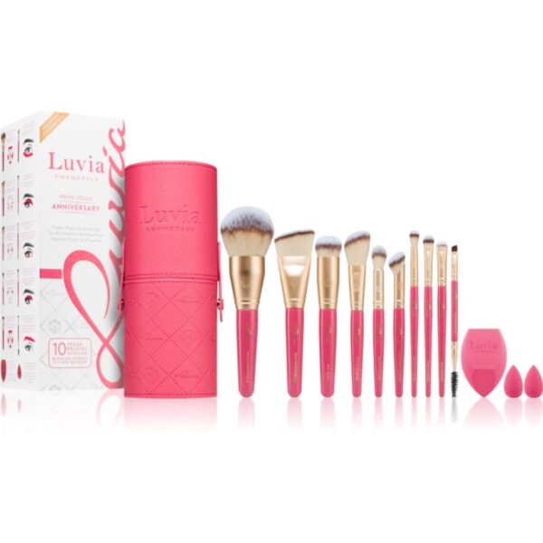 Luvia Cosmetics Prime Vegan Anniversary set de pensule cu husă-Țena