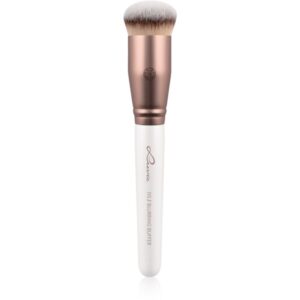 Luvia Cosmetics Prime Vegan Blurring Buffer perie pentru pudra sau machiaj 115 (Pearl White / Metallic Coffee Brown) 1 buc-ro