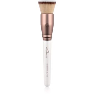 Luvia Cosmetics Prime Vegan Prime Buffer perie conica pentru make-up Pearl White / Metallic Coffee Brown 1 buc-ro