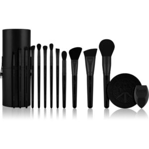 Luvia Cosmetics Prime Vegan Pro Black Edition set perii machiaj 12 buc-Țena