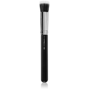 MAC Cosmetics Brush 130S Short Duo Fibre perie mică pentru aplicarea produselor lichide