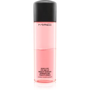 MAC Cosmetics Gently Off Eye and Lip Makeup Remover două faze pentru îndepărtarea machiajului de pe ochi și buze 100 ml-Țena